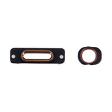 10 PCS 2 in 1 for iPhone SE Charging Port Retaining Brackets + Headphone Jack Rings, For iPhone SE