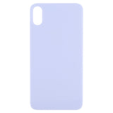 Easy Replacement Big Camera Hole Glass Back Battery Cover for iPhone X / XS, For iPhone X / XS (Not Disassemble)
