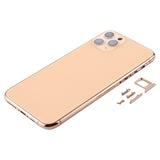Back Housing Cover with SIM Card Tray & Side keys & Camera Lens for iPhone 11 Pro, For iPhone 11 Pro (with Camera Lens), For iPhone 11 Pro (Camera Lens)