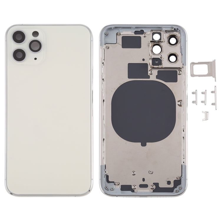 Back Housing Cover with SIM Card Tray & Side keys & Camera Lens for iPhone 11 Pro, For iPhone 11 Pro (with Camera Lens), For iPhone 11 Pro (Camera Lens)