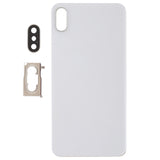 Battery Back Cover with Back Camera Bezel & Lens & Adhesive  for iPhone XS Max, For iPhone XS Max with Adhesive