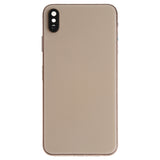 Battery Back Cover Assembly (with Side Keys & Speaker Ringer Buzzer & Motor & Camera Lens & Card Tray & Power Button + Volume Button + Charging Port + Signal Flex Cable & Wireless Charging Module) for iPhone XS Max, For iPhone XS Max (Full Assembly)   ...