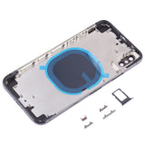 Battery Back Cover with Camera Lens Frame & SIM Card Tray & Side Keys for iPhone XS Max, For iPhone XS Max, For iPhone XS Max (Camera Lens+Side Keys), For iPhone XS Max with Side keys, For iPhone XS Max with Camera Lens Frame