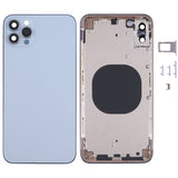 Back Housing Cover with Appearance Imitation of iP13 Pro Max for iPhone XS Max, for iPhone XS Max(Black), for iPhone XS Max(Gold), for iPhone XS Max(Blue, for iPhone XS Max(White)
