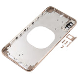Transparent Battery Back Cover with Camera Lens Frame & SIM Card Tray & Side Keys for iPhone XS Max, For iPhone XS Max(Transparent), For iPhone XS Max(Transparent Back)