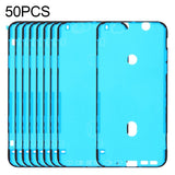 50 PCS LCD Frame Bezel Waterproof Adhesive Stickers for iPhone XR, 50 PCS for iPhone XR
