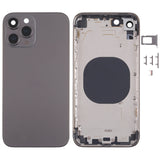 Stainless Steel Material Back Housing Cover with Appearance Imitation of iP13 Pro for iPhone XR, for iPhone XR(Black), for iPhone XR(Gold), for iPhone XR(Blue), for iPhone XR(White)