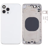 Stainless Steel Material Back Housing Cover with Appearance Imitation of iP13 Pro for iPhone XR, for iPhone XR(Black), for iPhone XR(Gold), for iPhone XR(Blue), for iPhone XR(White)