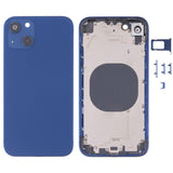 Back Housing Cover with Appearance Imitation of iP13 for iPhone XR, For iPXR to i13(Blue), For iPXR to i13(Purple), For iPXR to i13(Pink), For iPXR to i13(Red), For iPXR to i13(Green), For iPXR to i13(White)
