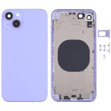 Back Housing Cover with Appearance Imitation of iP13 for iPhone XR, For iPXR to i13(Blue), For iPXR to i13(Purple), For iPXR to i13(Pink), For iPXR to i13(Red), For iPXR to i13(Green), For iPXR to i13(White)
