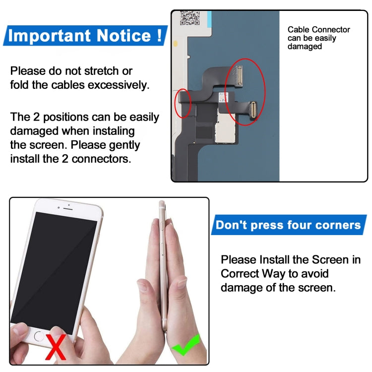 incell Material LCD Screen for iPhone XS, For iPhone XS(JK inell)