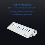 ORICO M3H10-U3-V2 Aluminum Alloy 10 USB 3.0 Ports HUB, M3H10-U3-V2