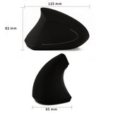 CM0093 Battery Version 2.4GHz Three-button Wireless Optical Mouse Vertical Mouse for Left-hand, Resolution: 1000DPI / 1200DPI / 1600DPI, Battery Version