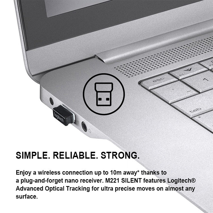 Logitech M221 Fashion Silent Wireless Mouse