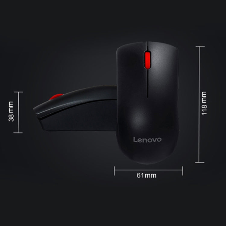 Lenovo M120 Pro Fashion Office Red Dot Wireless Mouse, M120 Pro Wireless Mouse