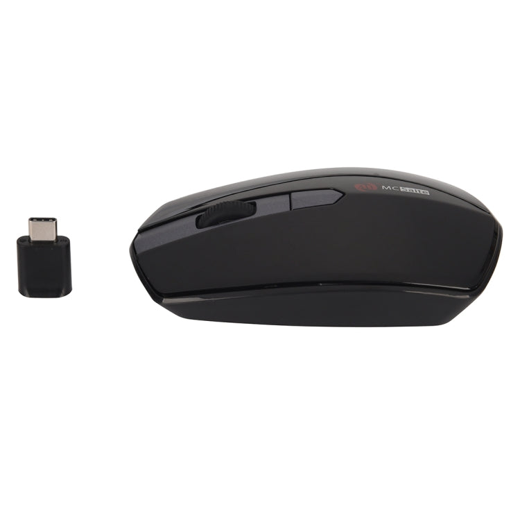 MCSaite MC-369AG USB-C / Type-C 1600DPI Three-speed Adjustable 4-button Wireless Optical Mouse
