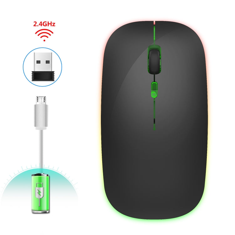 HXSJ M40 4 Key 2.4G Colorful Wireless Silent Mouse