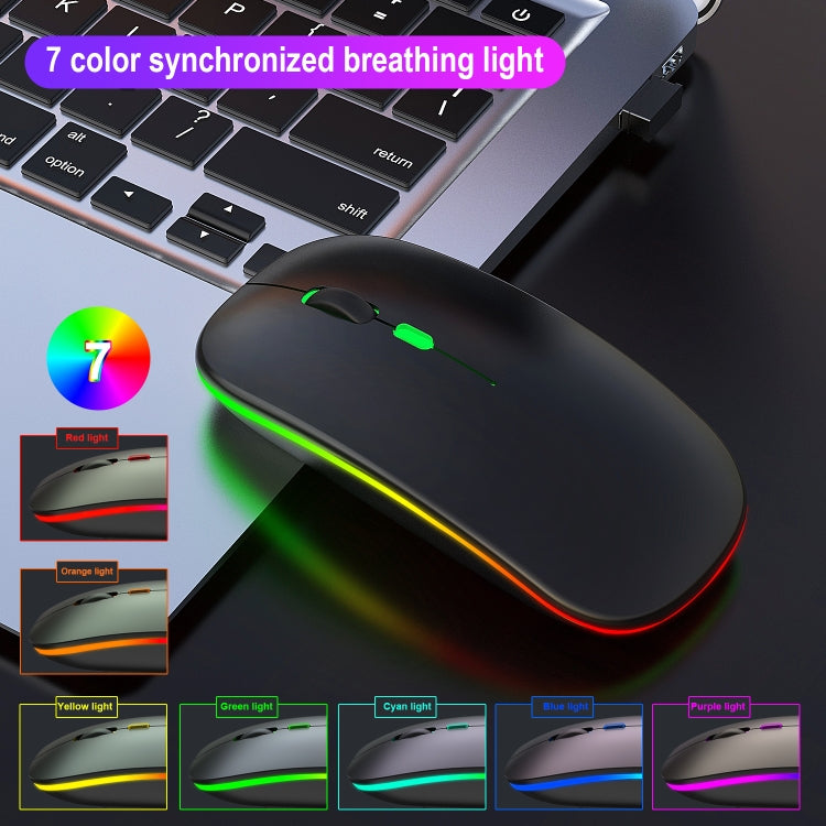 HXSJ M40 4 Key 2.4G Colorful Wireless Silent Mouse