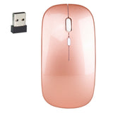 HXSJ M80 2.4GHz Wireless 1600DPI Three-speed Adjustable Optical Mute Mouse, Black, Grey, Gold, Rose Gold, Silver, White