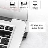 ET X-08 7-keys 2400DPI 2.4G Wireless Mute Gaming Mouse with USB Receiver & Colorful Backlight