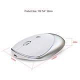 HXSJ T36 2.4G Bluetooth 5.0+3.0 Three-mode Silent Design Wireless Bluetooth Mouse