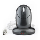 MZ-012 2.4G 1200 DPI Wireless Rechargeable Optical Mouse with 3 Ports USB HUB / Charging Dock