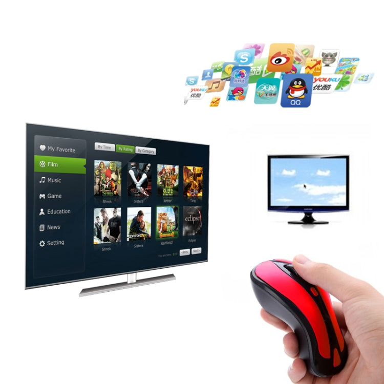 PR-01 6D Gyroscope Fly Air Mouse 2.4G USB Receiver 1600 DPI Wireless Optical Mouse for Computer PC Android Smart TV Box, KB6572GW, KB6572LB, KB6572LW, KB6572PB, KB6572PW, KB6572RB, KB6572RW, KB6572YB