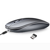 HXSJ M90 2.4GHz Ultrathin Mute Rechargeable Dual Mode Wireless Bluetooth Notebook PC Mouse