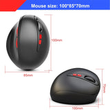 HXSJ T33 2.4GHz Ergonomic Optical Wireless Notebook PC Mouse