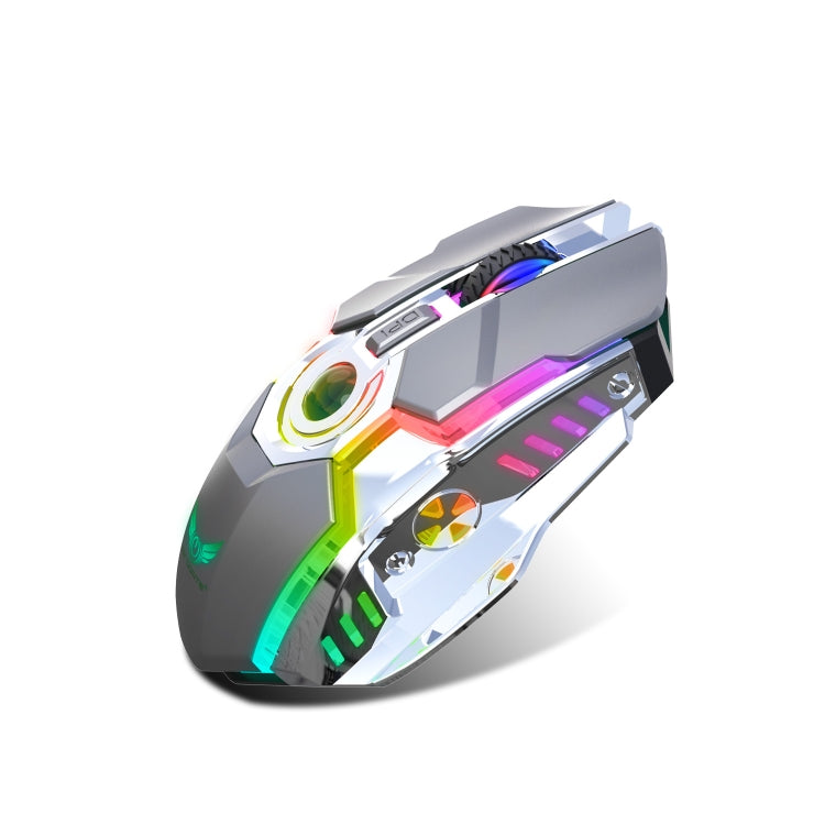 ZERODATE T30 2.4GHz 2400DPI Three-speed Adjustable RGB Backlight Wireless Optical Mouse, T30 Black, T30 White