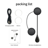T6 Motorcycle Helmet Bluetooth V5.0 Headset, T6