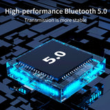 T6 Motorcycle Helmet Bluetooth V5.0 Headset, T6