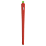 LOVE MEI For Apple Pencil 2 Carrot Shape Stylus Pen Silicone Protective Case Cover, For Apple Pencil 2