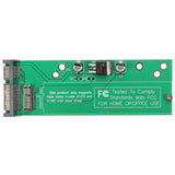 Hard Disk Drive Adapter 12 + 6-pin To SATA 22-Pin SSD Adapter Converter Card for Apple MacBook Air 2010 2011, HDD To SATA SSD