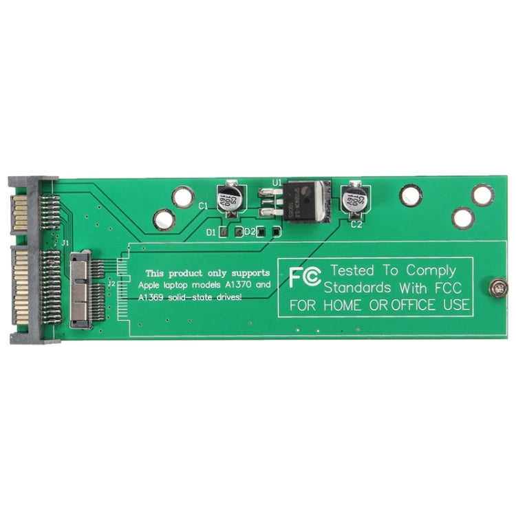 Hard Disk Drive Adapter 12 + 6-pin To SATA 22-Pin SSD Adapter Converter Card for Apple MacBook Air 2010 2011, HDD To SATA SSD