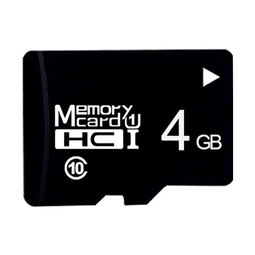 4GB High Speed Class10 Black TF(Micro SD) Memory Card, 4GB