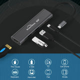 Blueendless 4 In 1 Multi-function Type-C / USB-C to HDMI + PD + Dual USB 3.0 HUB Expansion Dock, 4 In 1 HDMI + PD + Dual USB 3.0