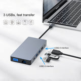 Blueendless 12 In 1 Multi-function Type-C / USB-C HUB Expansion Dock, 12 In 1