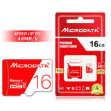 MICRODATA 16GB High Speed U1 Red and White TF(Micro SD) Memory Card, 16GB