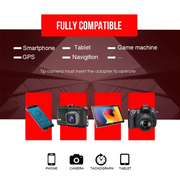 MICRODATA 8GB U1 Red and Black TF(Micro SD) Memory Card, 8GB