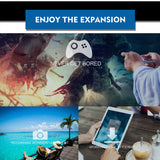 MICRODATA 128GB U3 Blue and White TF(Micro SD) Memory Card, 128GB