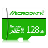 MICRODATA 128GB U3 Green and White TF(Micro SD) Memory Card, 128GB