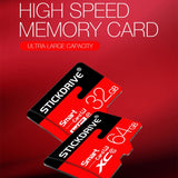 Stickdrive 128GB High Speed Class 10 Micro SD(TF) Memory Card, 128GB