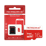 Microdrive 16GB High Speed Class 10 Micro SD(TF) Memory Card, 16GB