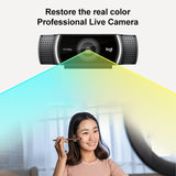 Logitech C922 Pro HD Pro Autofocus Built-in Stream Webcam 1080P Web Camera, C922 Pro