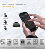 IP68/IP69K Waterproof Dustproof Shockproof, Face Identification, 4000mAh Battery, 5.0 inch Android 9.0 MTK6580A/W Quad Core up to 1.3GHz, Network: 3G, Armor X6 2GB+16GB