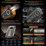 Blackview BV8200 Rugged Phone, 12GB+256GB, 6.5 inch + 1.3 inch Android 14 MediaTekHelio G100 MT8781, Network: 4G, NFC
