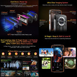 Blackview BV8200 Rugged Phone, 12GB+256GB, 6.5 inch + 1.3 inch Android 14 MediaTekHelio G100 MT8781, Network: 4G, NFC
