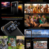 HOTWAV CYBER 13, IP68/IP69K Rugged Phone, 8GB+128GB, 10800mAh, 6.6 inch Android 14.0 Unisoc T606 Octa Core, Network: 4G, NFC, OTG