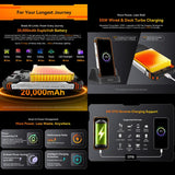 Blackview Oscal TANK 1, 16GB+512GB, 6.78 inch Android 15 DokeOS 4.2 Mediatek Dimensity 7050 Octa Core, Network: 5G, OTG, NFC, 16GB+512GB
